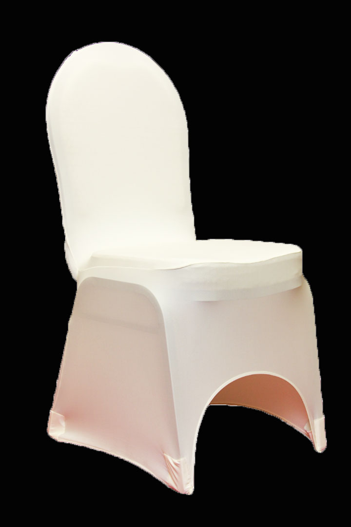 Spandex Chair Cover - White